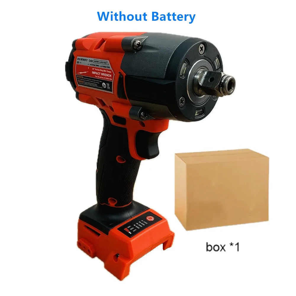 Milwaukee 18V Compatible Brushless Impact Wrench – 600Nm, 4-Gear
