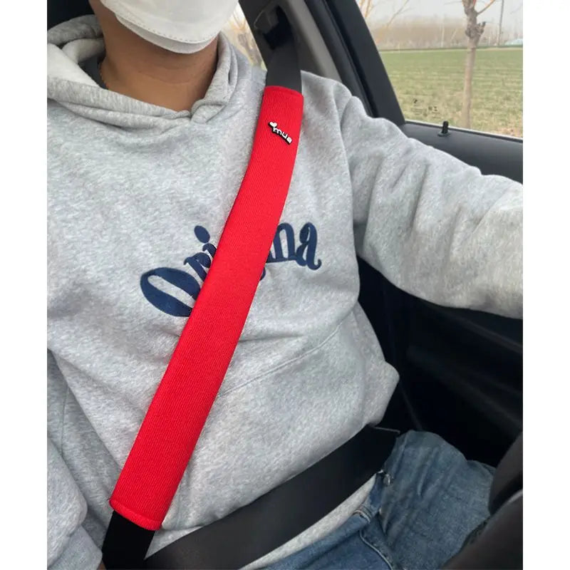 Car Seat Belt Shoulder Cover – Handmade Protective Neck & Shoulder Pad, Universal Fit