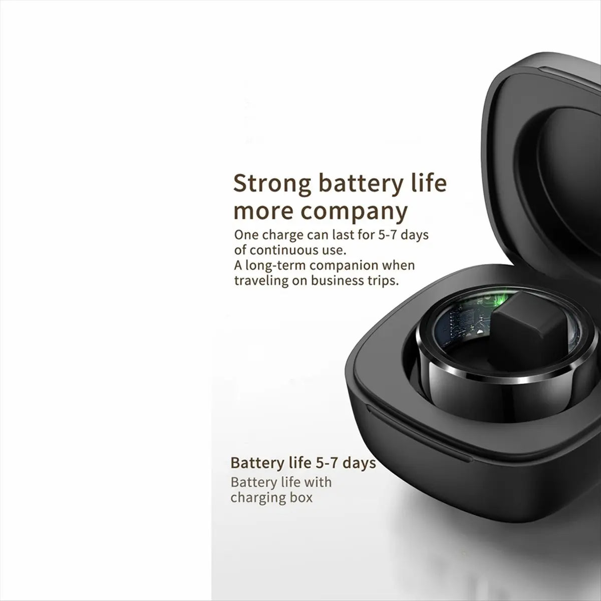 R6 Smart Ring – Health Monitoring, IP68 & 5ATM Waterproof | Multi-Sport | Couple Rings