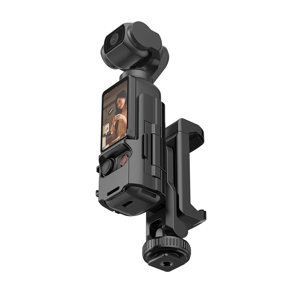 Phone Holder Teleprompter for DJI Pocket 4 3 Camera Live Streaming Bracket Expansion Adapter Frame Photography Accessories
