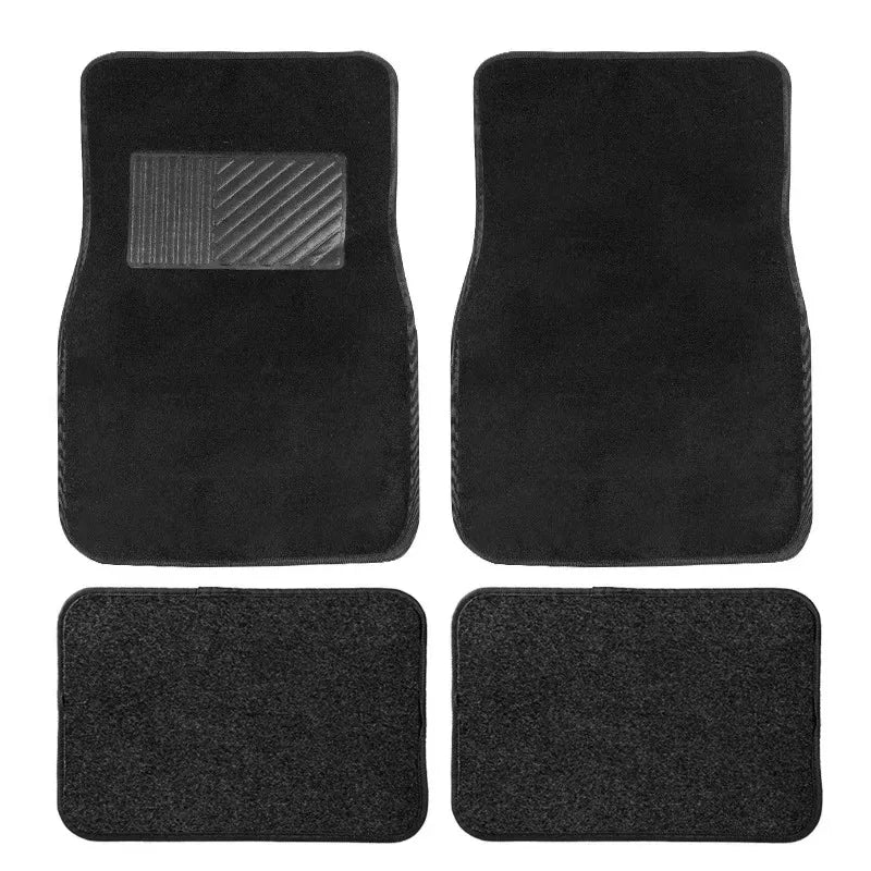 Universal Car Floor Mats – Front & Rear PVC Carpet Mats for SUVs, Sedans & Vans