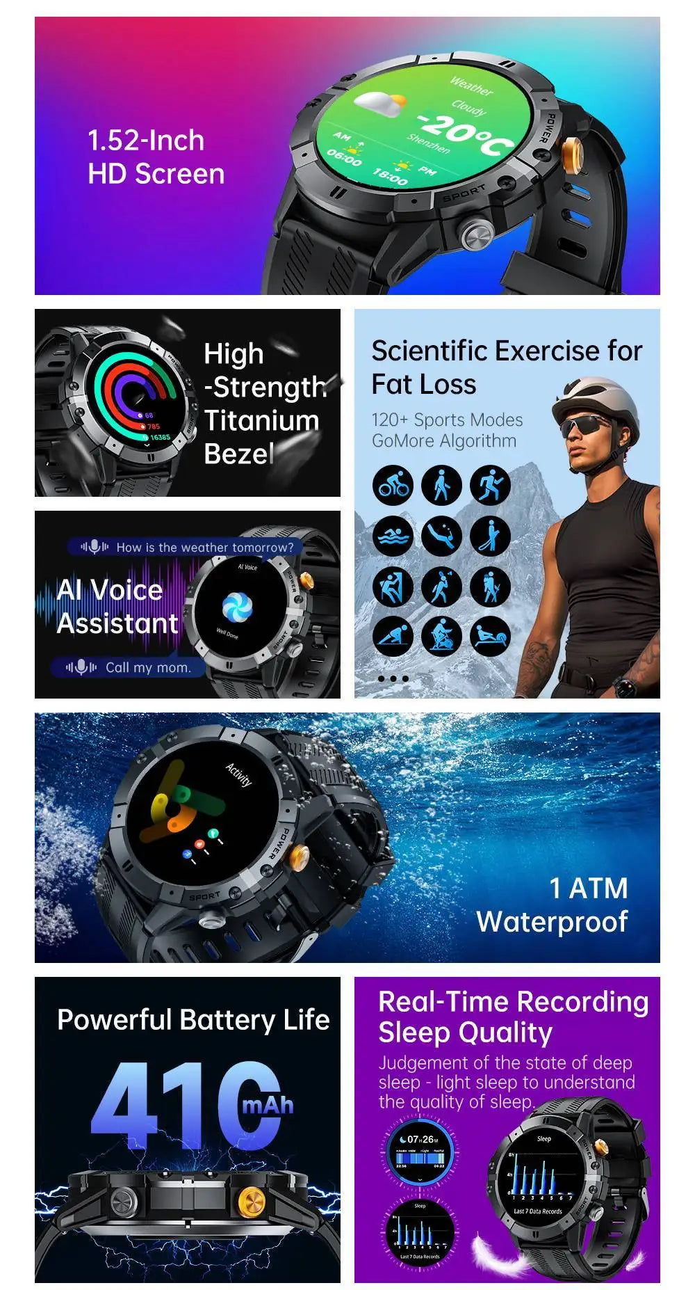 Couples Smart Watch – Matching Pair, Waterproof, Health Monitoring & Notifications
