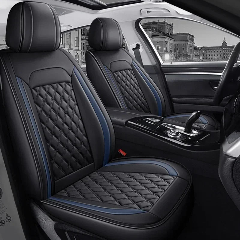 Full Coverage Universal Pu Leather Car Seat Covers for HYUNDAI Tucson Santa FE i30 i40 Veloster Creta Elantra Car Accessories