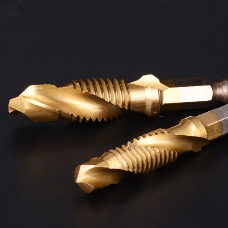Drill & Tap Set – M3–M10 Hex Shank, HSS Thread Bits