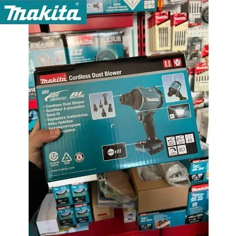 Makita DAS180 Cordless Air Blower 18V — Brushless Dust Removal Gun (Tool Only)
