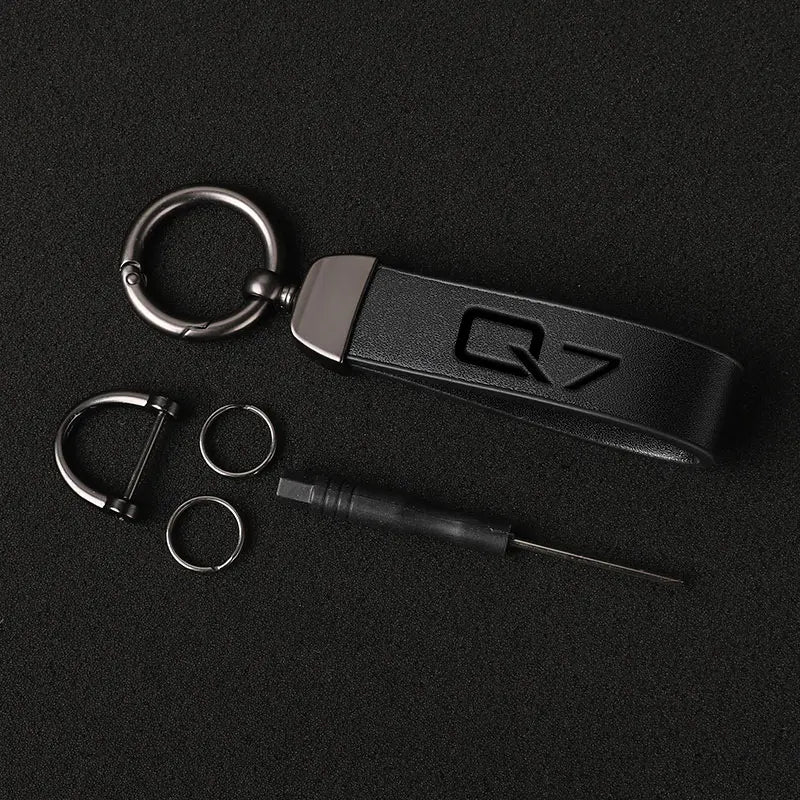 For Audi Q7 car Accessories Car Key Ring Holder Jewelry Custom Gift