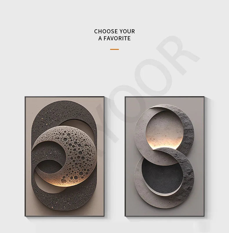 Luxury LED Wall Lamp with Mural – Modern Corridor, Foyer & Living Room Hanging Light