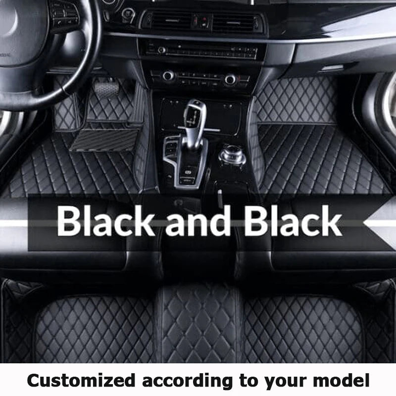 Custom Leather Car Floor Mats for Hyundai HB20 – Full Interior Protection