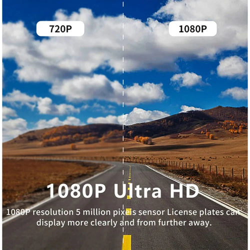 1080P Dash Cam WIFI – Front Camera Black Box 24H Parking Monitor Night Vision