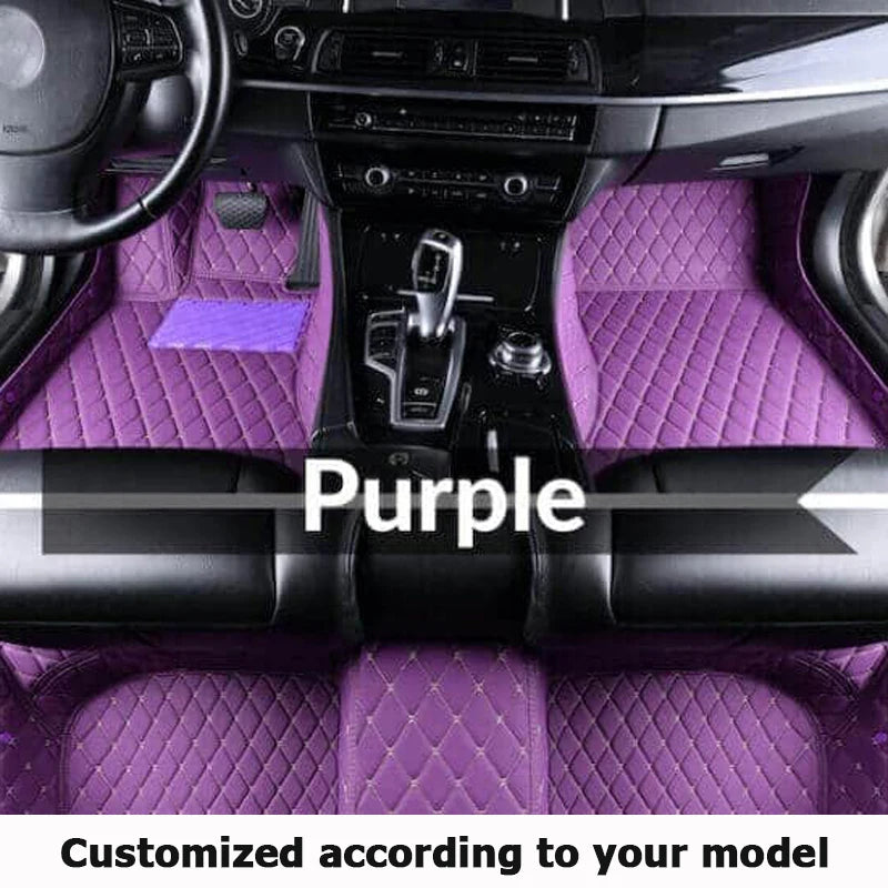 Custom Leather Car Floor Mats for Hyundai HB20 – Full Interior Protection