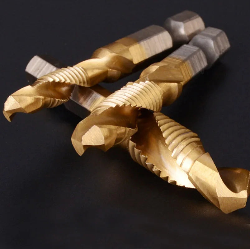 Drill & Tap Set – M3–M10 Hex Shank, HSS Thread Bits