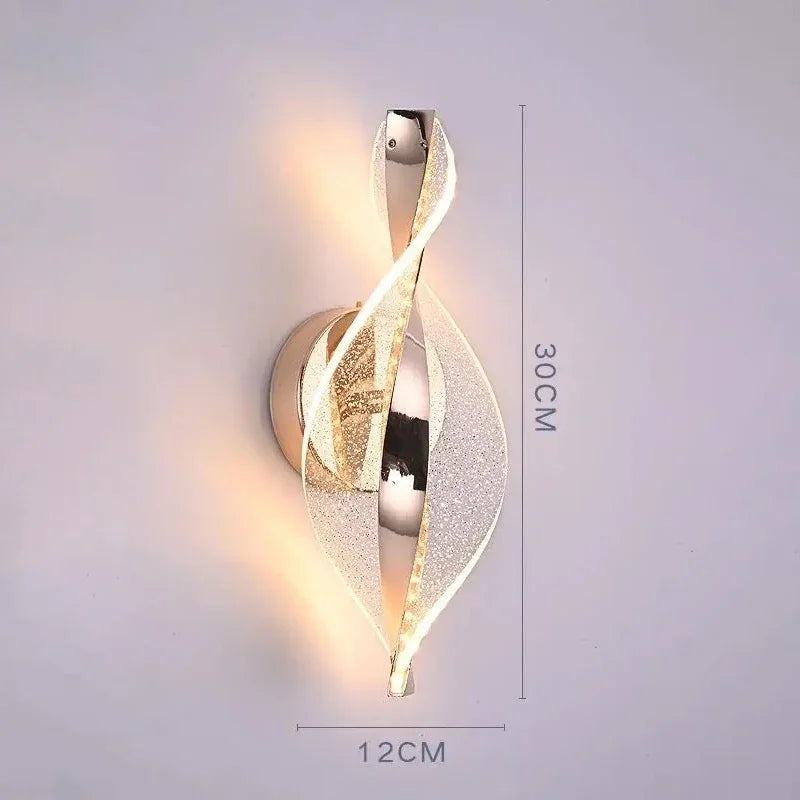 Nordic LED Acrylic Wall Lamp – Modern Bedside & Living Room Light