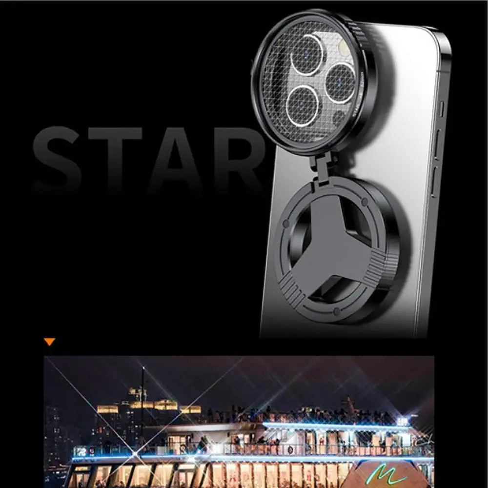 Phone Camera Filter Lens Magnetic 52mm Filter Lens Adapter Mount Rotatable Camera Accessory for Smartphone Landscape