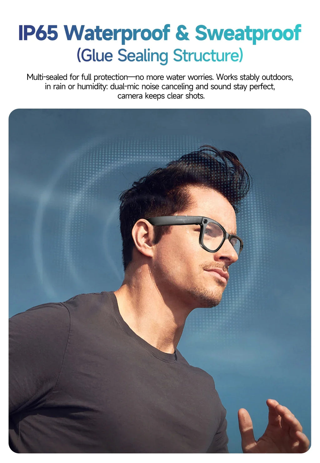 AI Smart Glasses with 8MP Camera – WiFi 5G/4G, Bluetooth, Voice Assistant, Music & Video | Men & Women