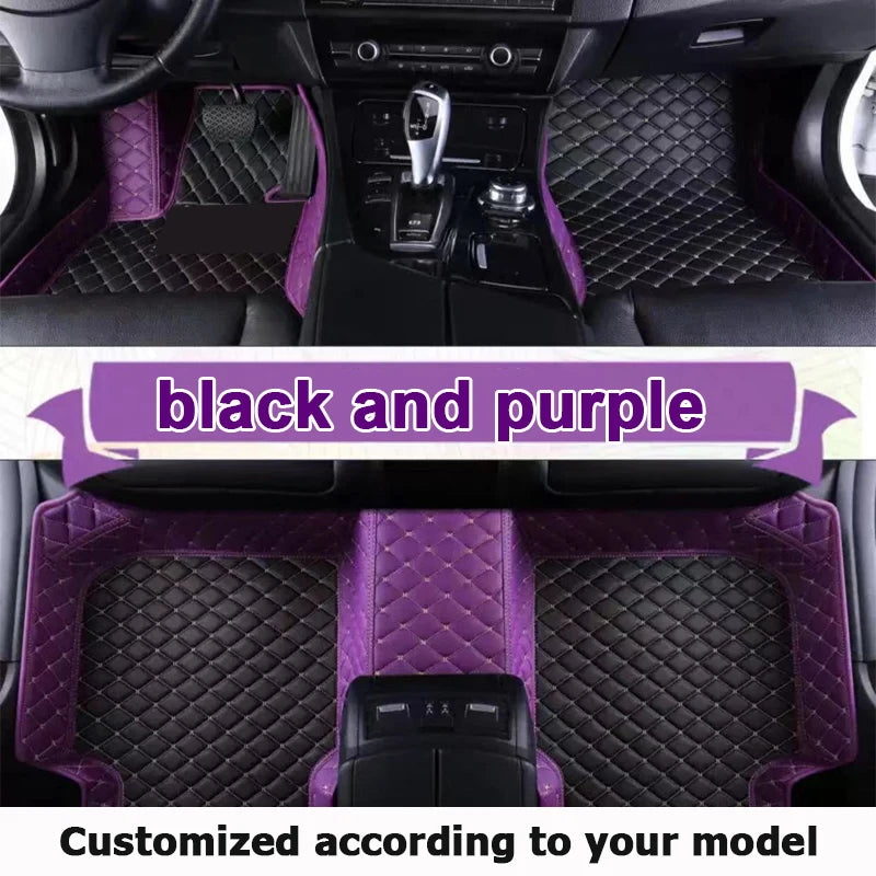 Custom Luxury Leather Floor Mats for Ford Focus 3 MK3 2014-2017 – Full Coverage