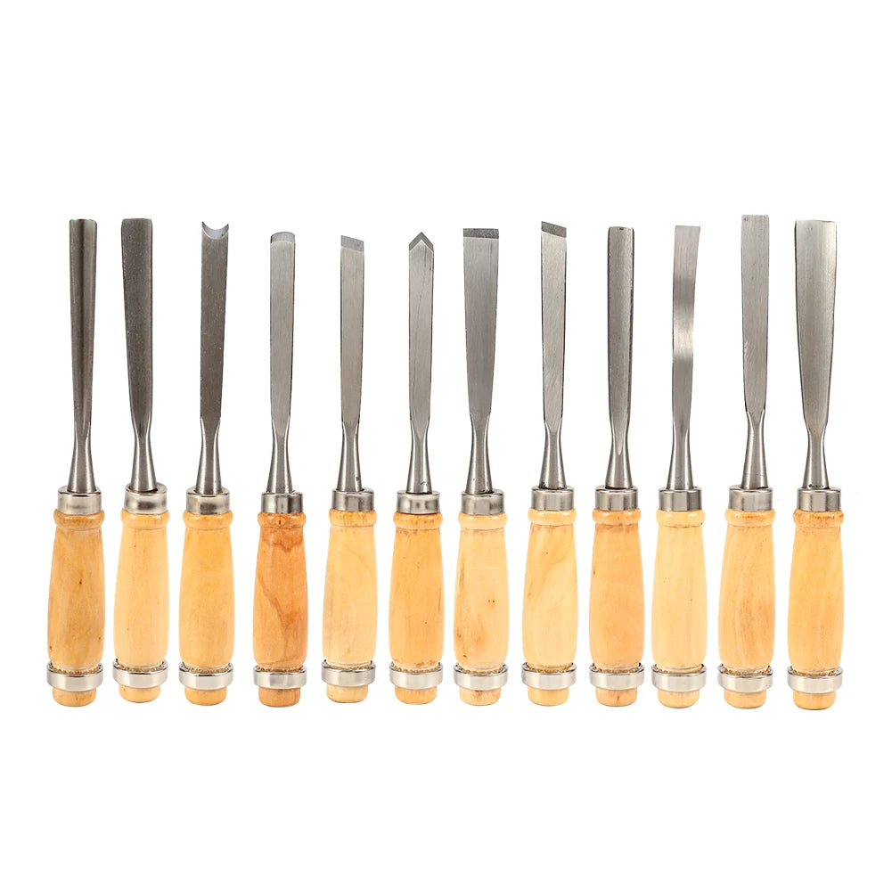 Wood Carving Hand Chisel Set Woodworking Professional Lathe Gouges Tools Wood Carving Tools Wood Hand Chisels Hand Chisels