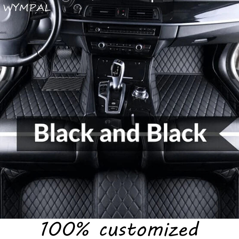 Custom Car Floor Mats for Hyundai Coupe 2004 2005 2006 – Luxury Surround Leather Carpet