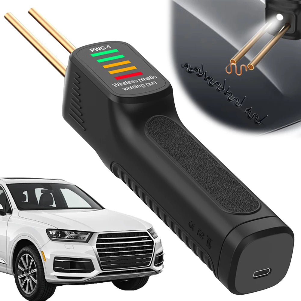 300W Plastic Welding Gun – 200 Staples Included, Car Bumper Repair