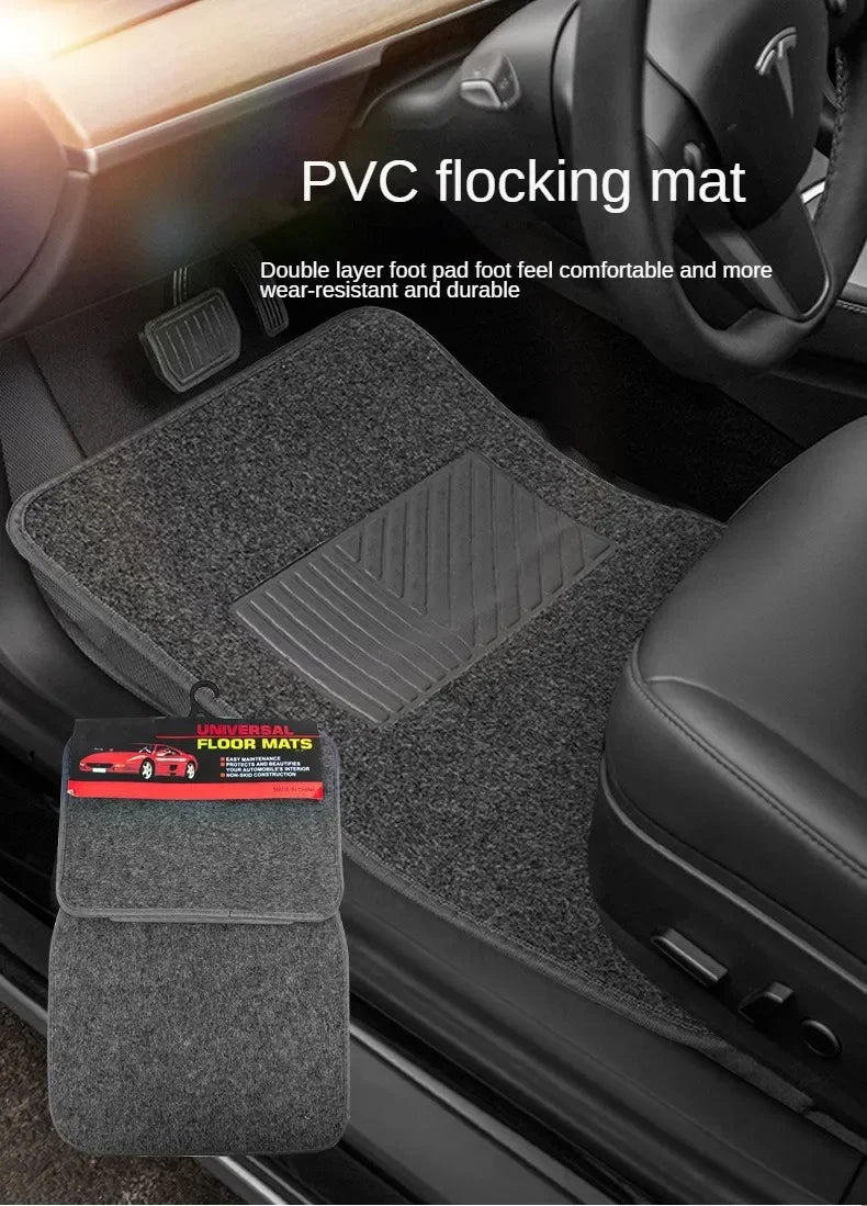 Car Floor Mat,Front & Rear Automotive Carpet Floor Mats Universal Fit for Suvs,Sedans,Vans