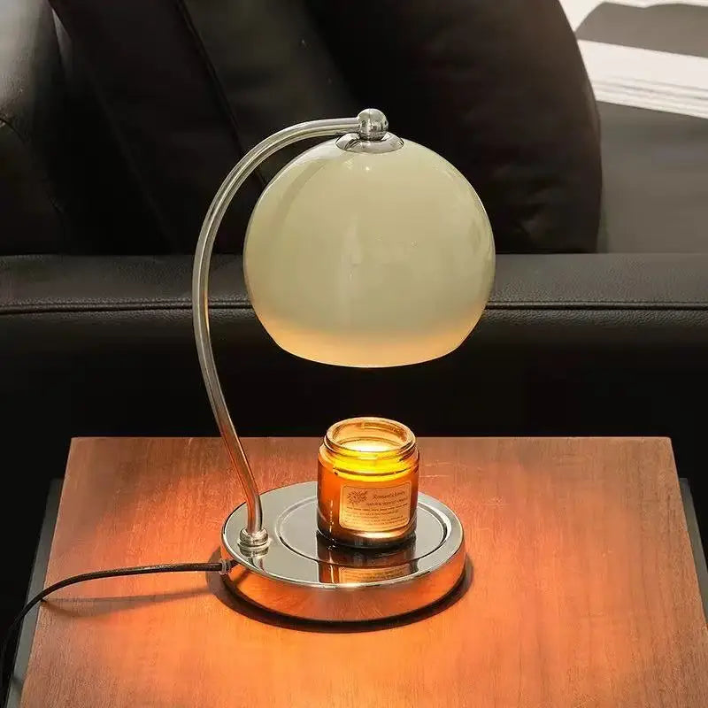 China Factory Metal Based Brightness Adjustable Led Candle Warmer Lamp for Home