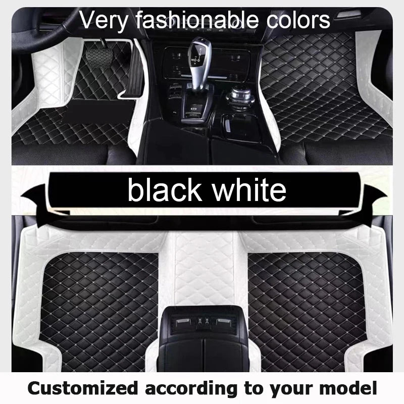Custom Luxury Leather Floor Mats for Ford Focus 3 MK3 2014-2017 – Full Coverage