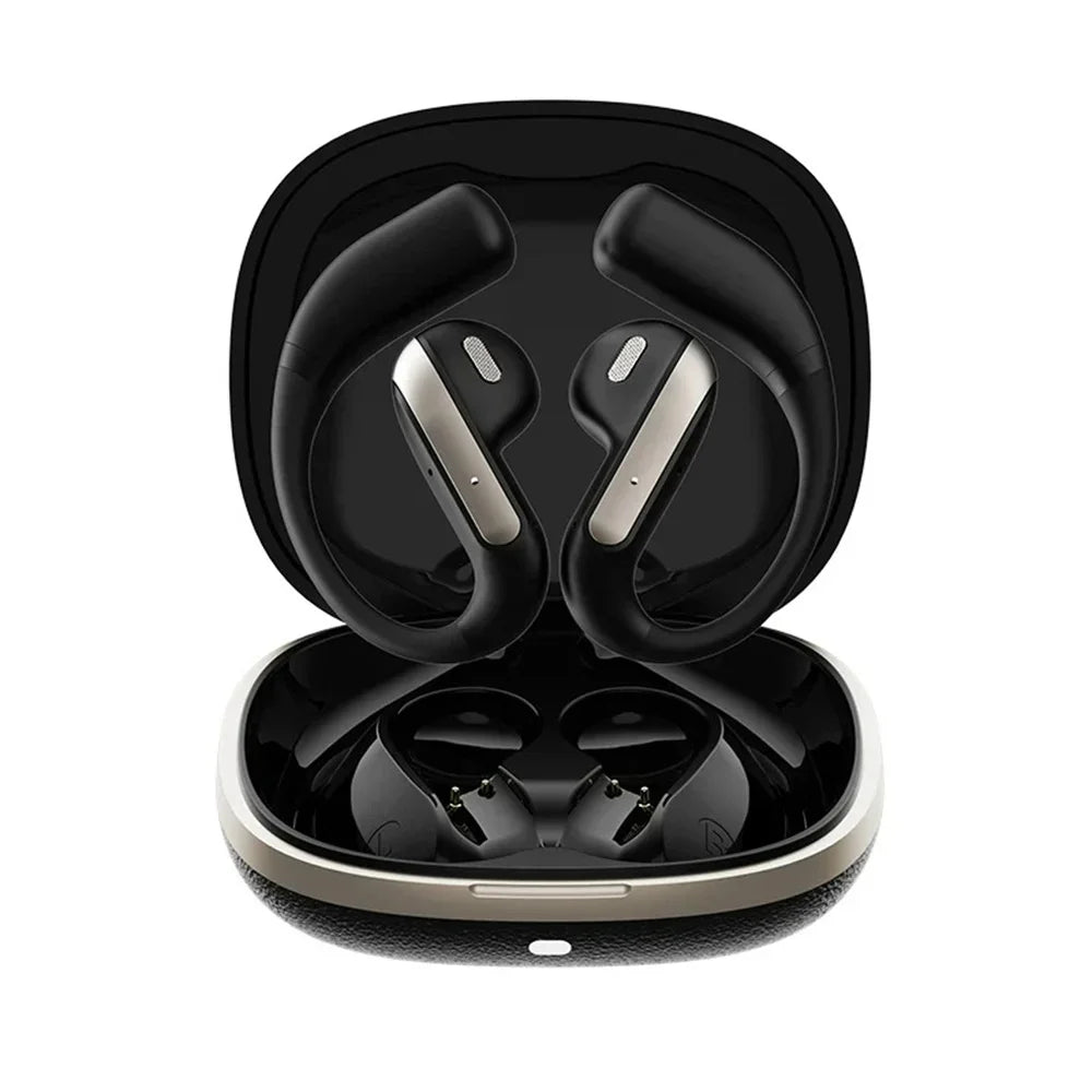 Smart AI Translation Headset Stereo Sound Semi-in-ear Air Conduction True Wireless Sport Long-lasting Bluetooth Ear Hook Headset