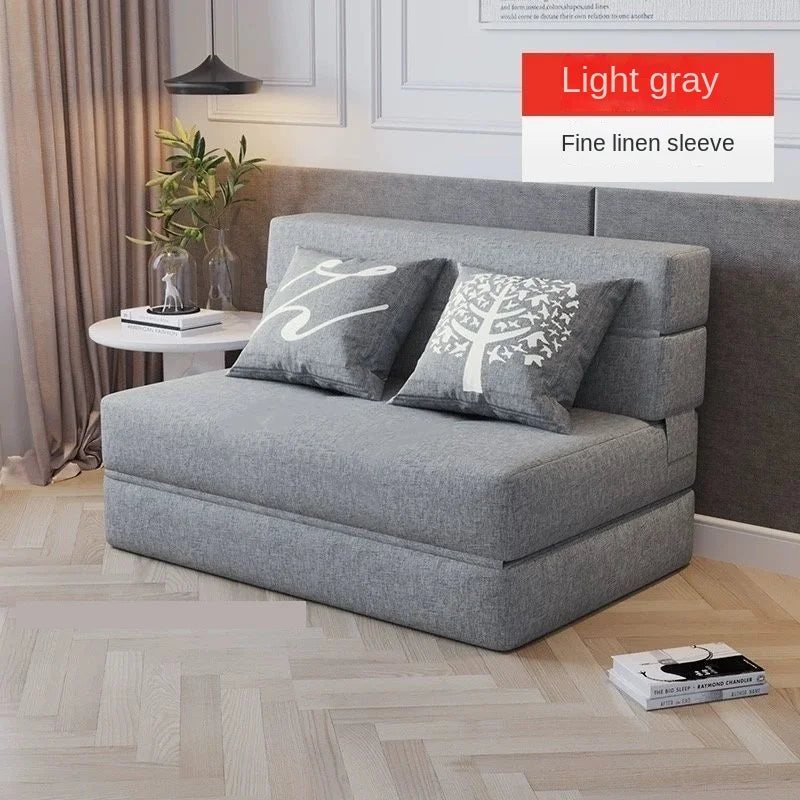 Folding Sofa Bed – Dual-Purpose Lazy Sofa with Anti-Fall Pad for Living Room & Bedroom
