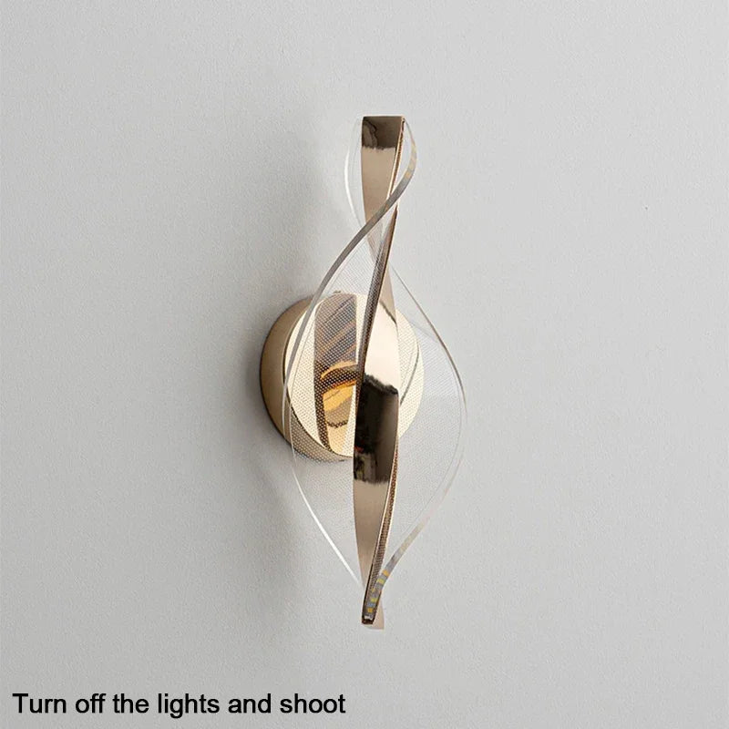 Nordic LED Acrylic Wall Lamp – Modern Bedside & Living Room Light