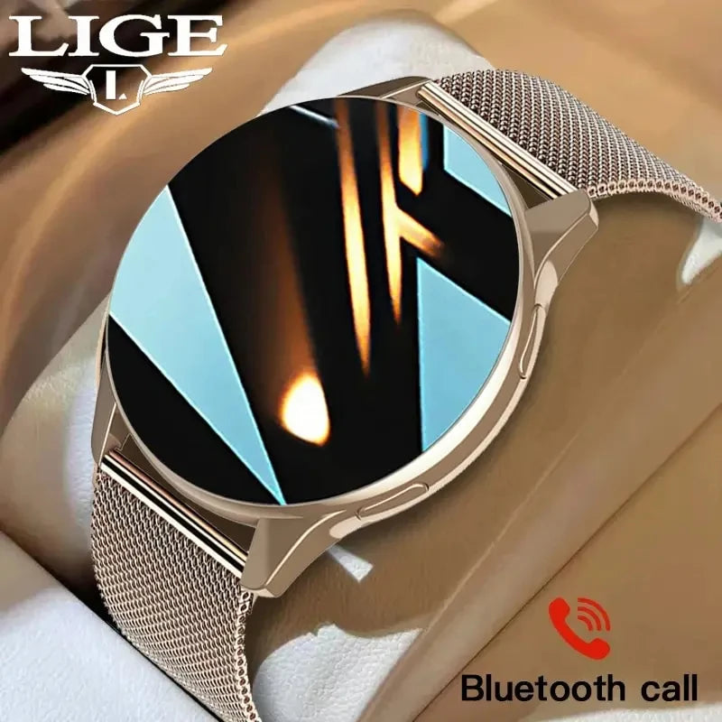 LIGE Smart Watch 2025 – Wireless Charging, Bluetooth Calls, Custom Watch Face