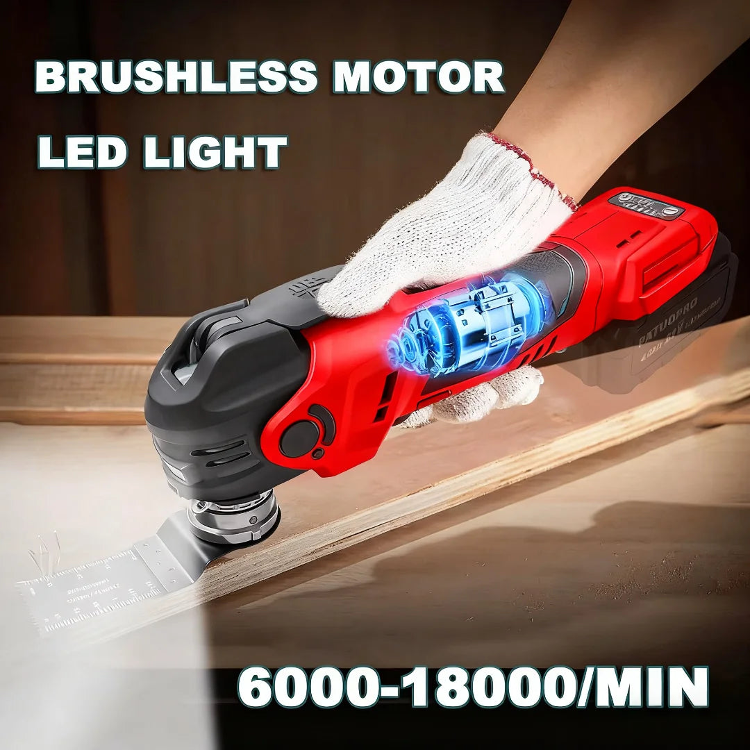 Milwaukee M18 Compatible Brushless Oscillating Tool – 5-Speed, LED