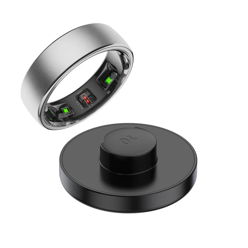 R10 Smart Ring for Men & Women – Wireless Charging, Multi-Sport Tracker, Activity Modes for Android & iOS