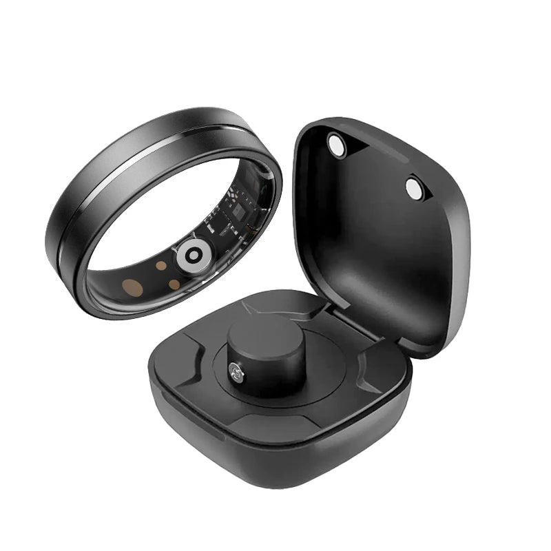 Smart Ring – Health Monitor, Sleep & Sports Fitness Tracker | 5ATM Waterproof