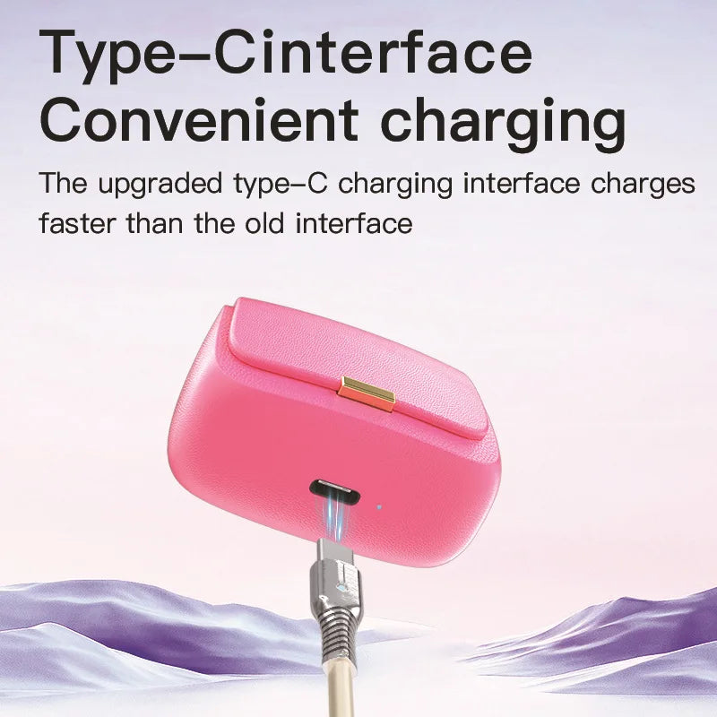 Smart Cute AI Translation Earphones – Mini Cartoon Handbag Bluetooth Earbuds for Girls