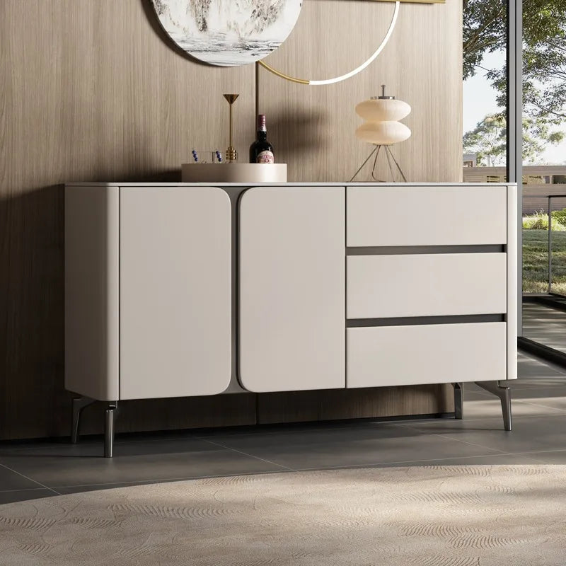 Premium Minimalist Display Cabinet – Light Luxury Living Room Storage