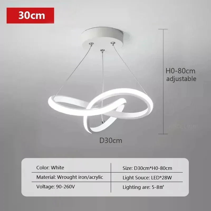 Nordic LED Ceiling Pendant Lamp – Dining Room, Bedroom & Living Room