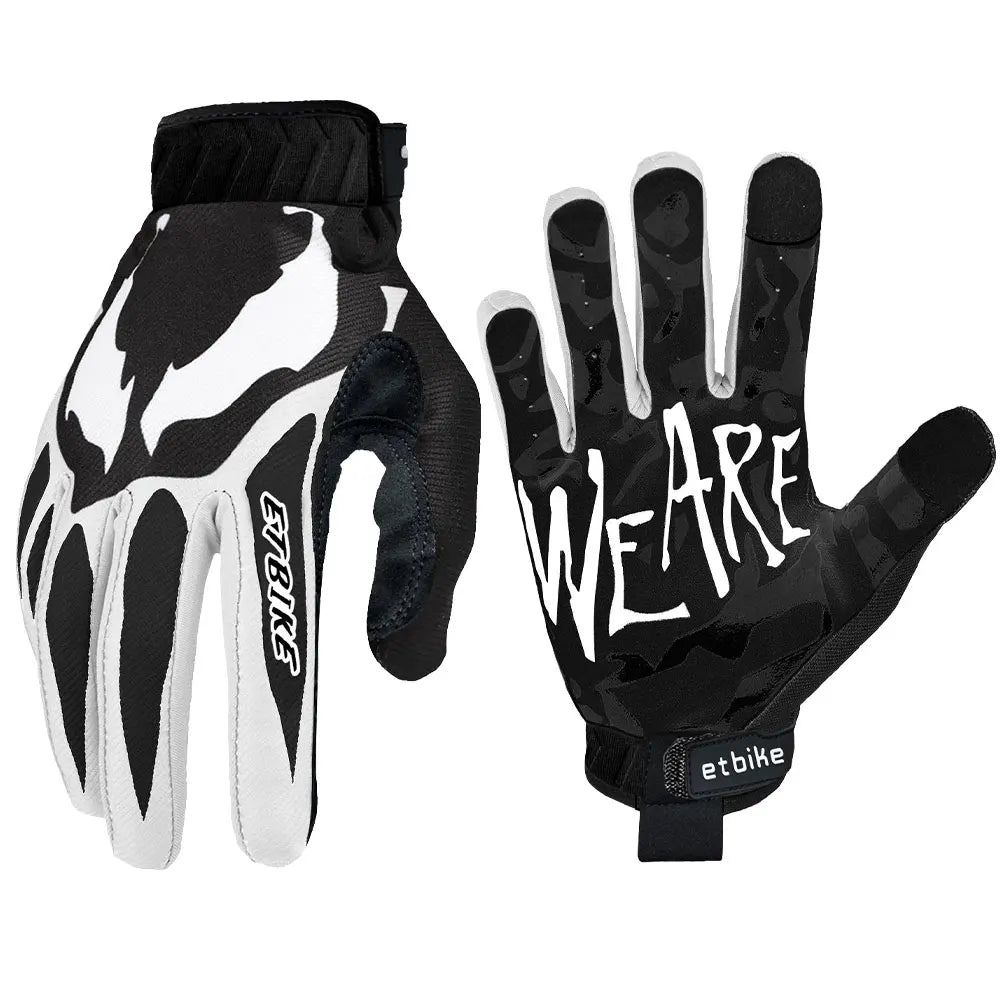 Motorcycle and bicycle gloves, outdoor sports and off-road, breathable and anti-slip, touch screen supported