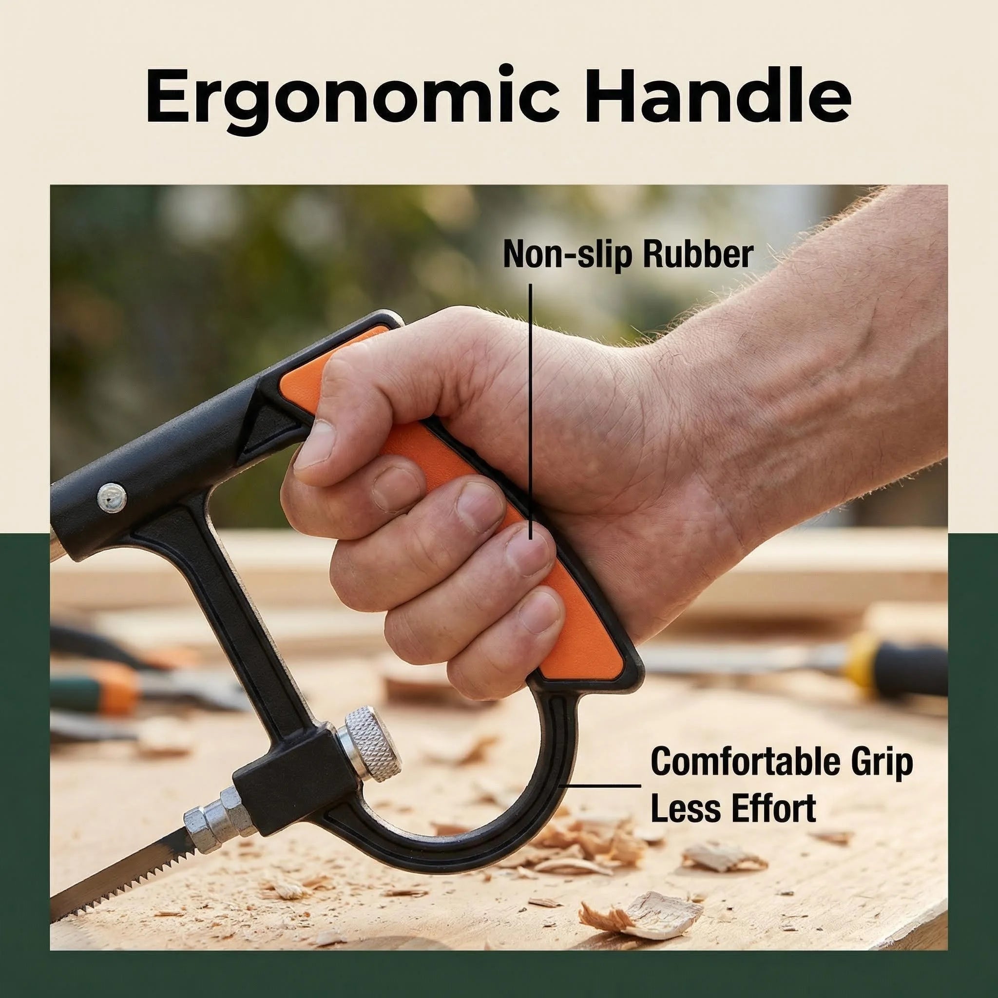 6-Piece Woodworking Handsaw Set – Multi-Function DIY Kit