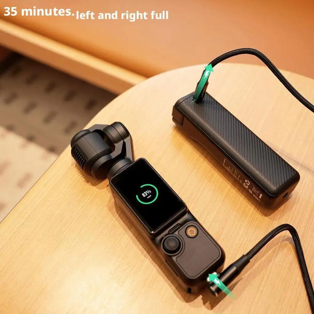 For Osmo POCKET 3 Pocket Camera Accessories 5000mAh Large Capacity Mobile Power Bank Battery Life Controller USB Digital Display