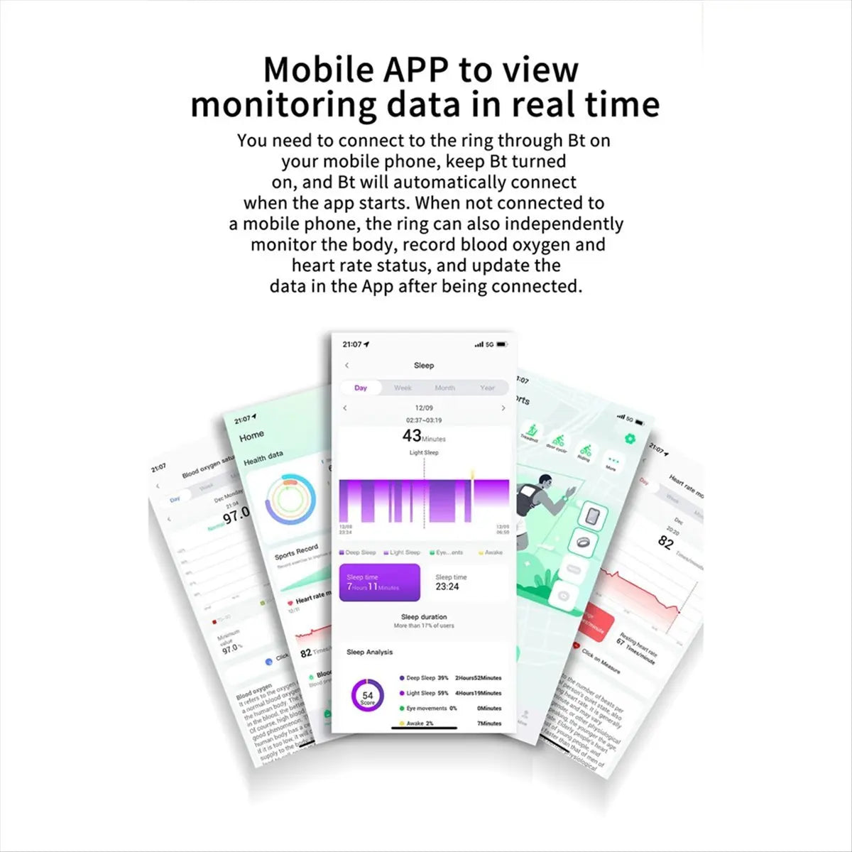 R6 Smart Ring – Health Monitoring, IP68 & 5ATM Waterproof | Multi-Sport | Couple Rings