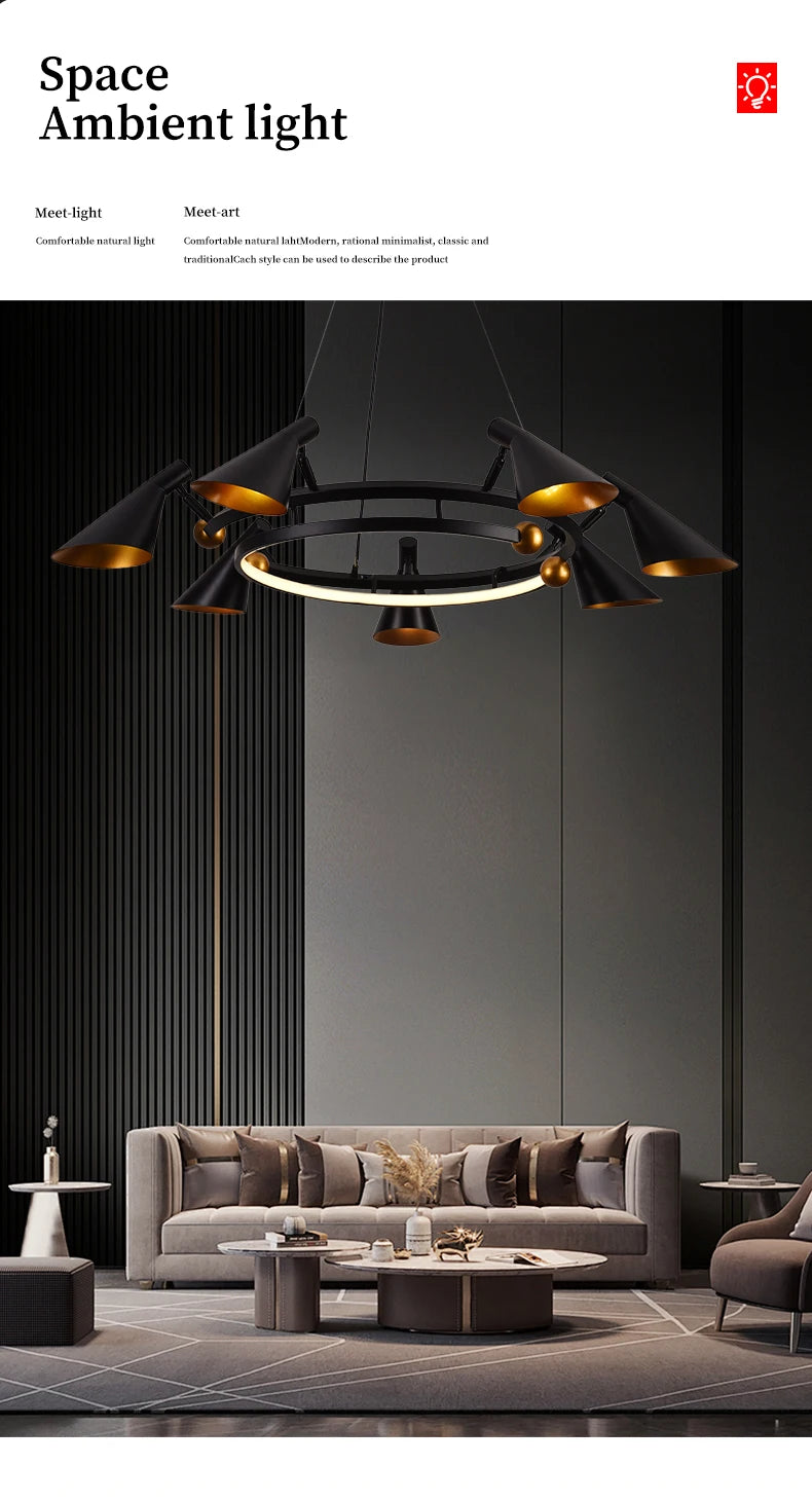 Postmodern Nordic living room, restaurant, bedroom, study, bar, cafe, hotel, new creative art design lamps