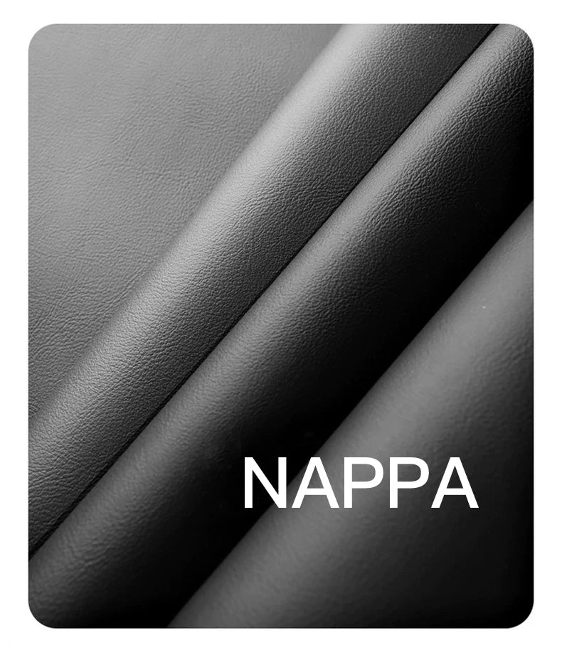 Universal Car Seat Covers Full Covered Durable Nappa Leather Seat Cushion for 90% Sedan SUV  Include Front and Rear Cover