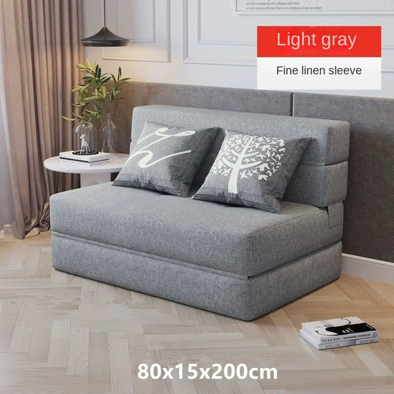 Folding Sofa Bed – Dual-Purpose Lazy Sofa with Anti-Fall Pad for Living Room & Bedroom