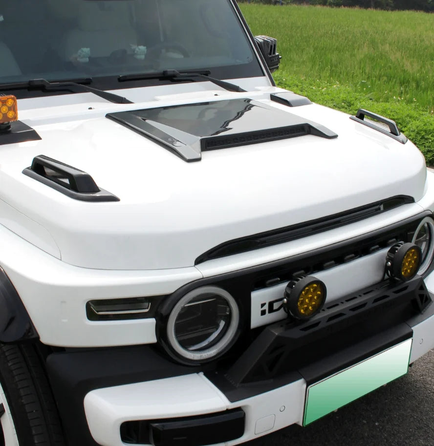 Car Rainforest Line Hood Handle Fit for Chery ICAR V23 Modified Auto Hood Decoration Handle Car Exterior Accessories