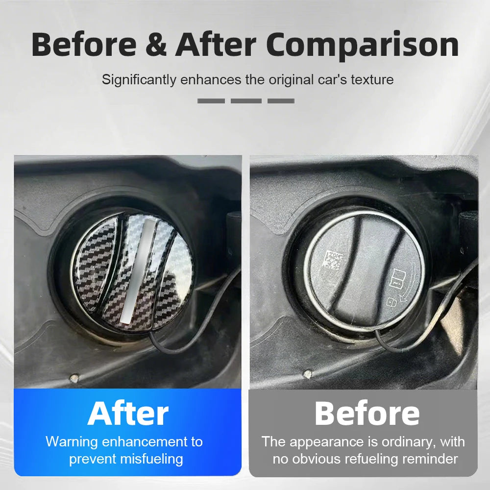 BMW Fuel Tank Cover – Carbon Fiber Style