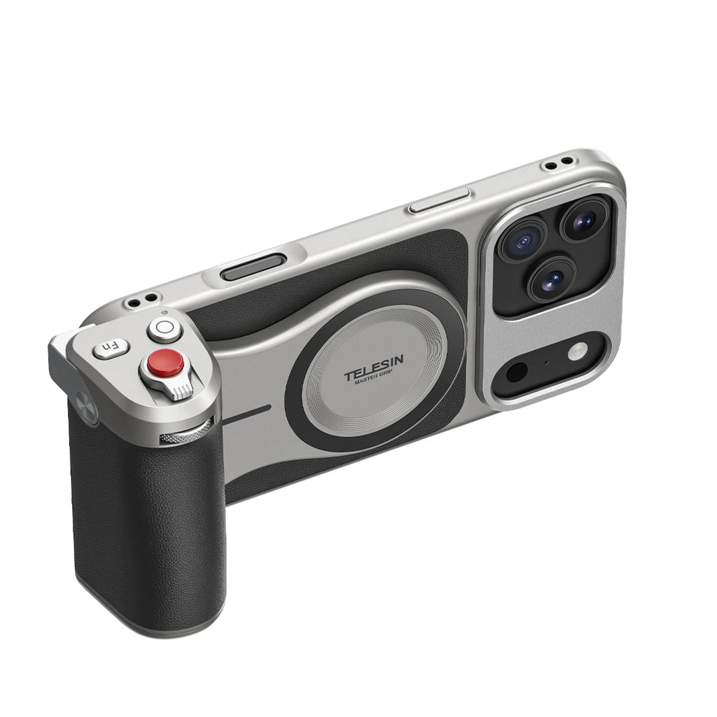 TELESIN Phone Camera Grip for IPhone17 Pro / Pro Max  with Phone Case Remote Shutter Handheld Handheld Photography Accessories