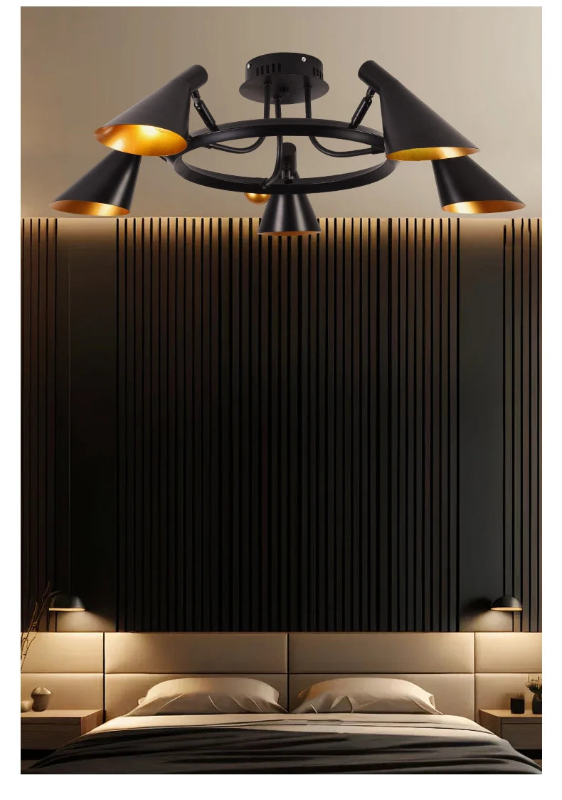 Postmodern Nordic living room, restaurant, bedroom, study, bar, cafe, hotel, new creative art design lamps