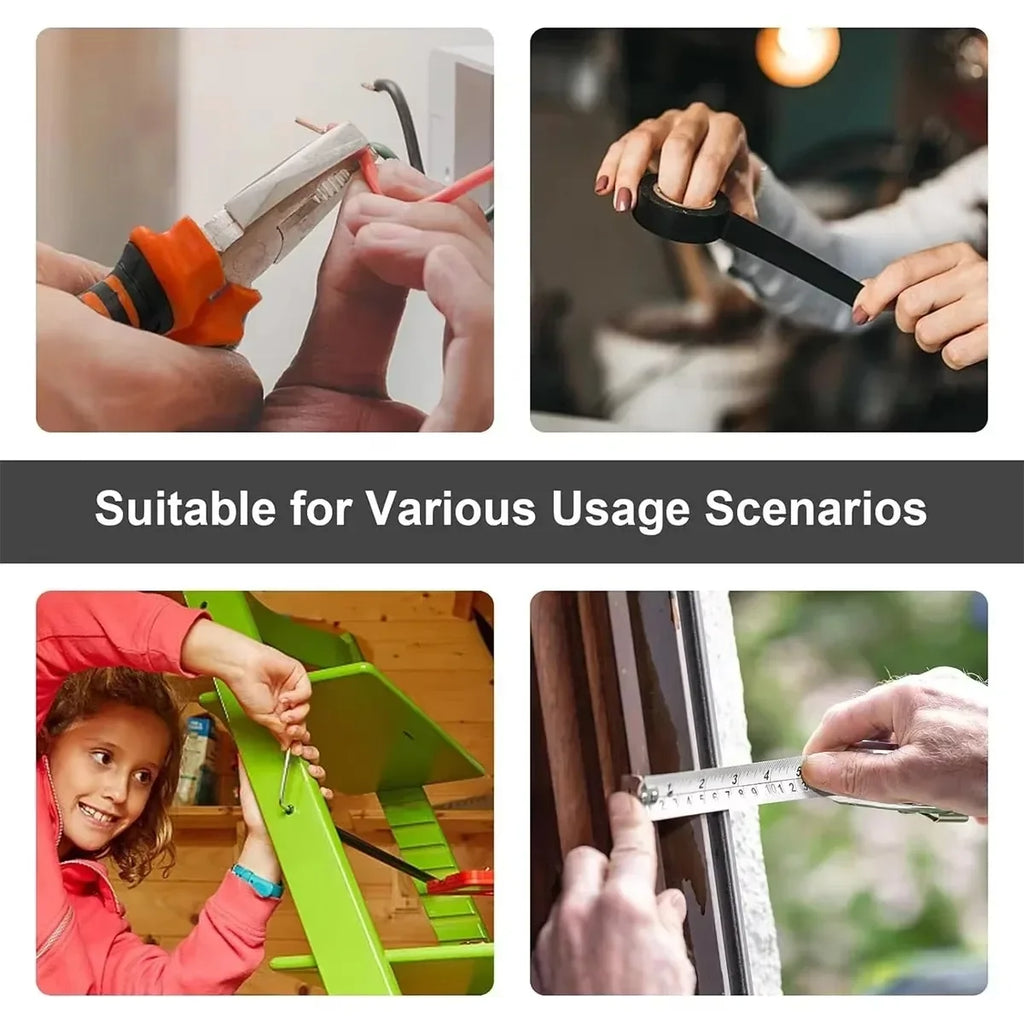 General Household Hand Tool Kit – Plastic Toolbox Storage Case for Car & Home Repair