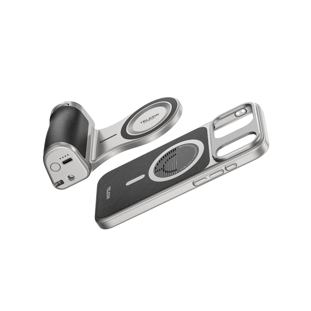 TELESIN Phone Camera Grip for IPhone17 Pro / Pro Max  with Phone Case Remote Shutter Handheld Handheld Photography Accessories
