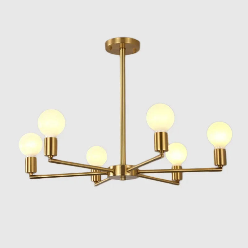 Modern E27 Ceiling Chandelier – Home Lighting for Living Room, Bedroom & Balcony