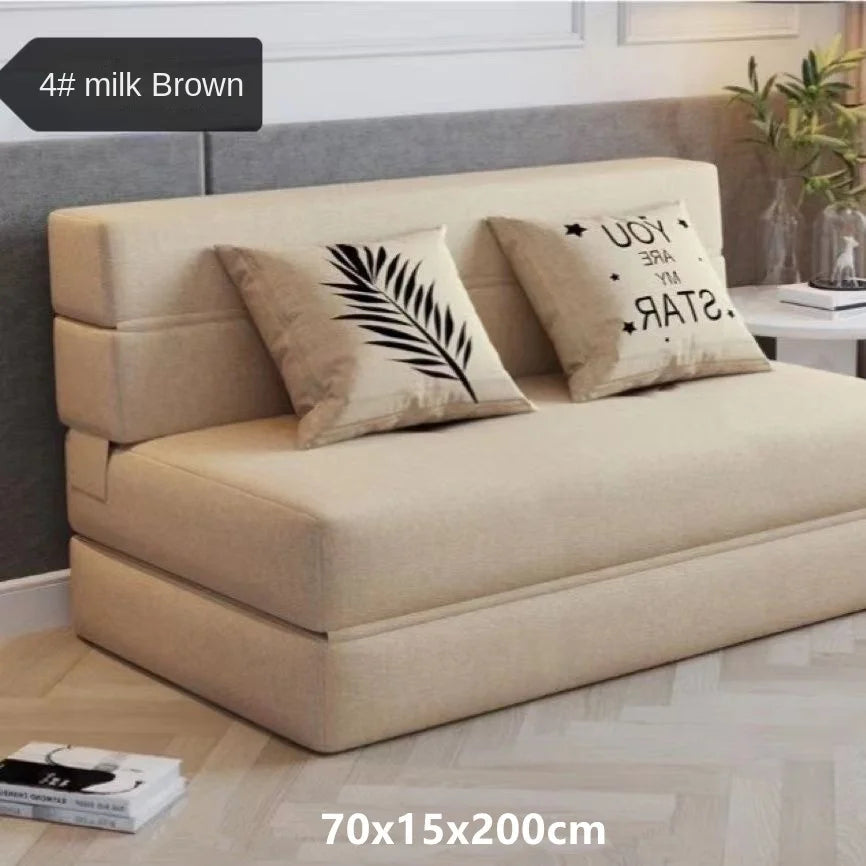 Folding Sofa Bed – Dual-Purpose Lazy Sofa with Anti-Fall Pad for Living Room & Bedroom